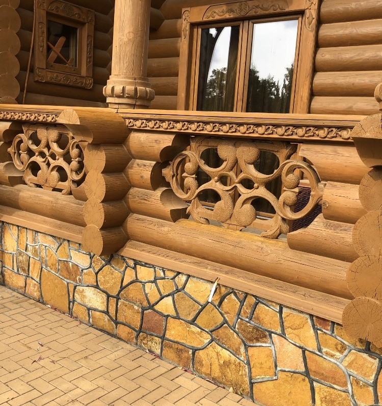 Зруб 180 м² після реставрації